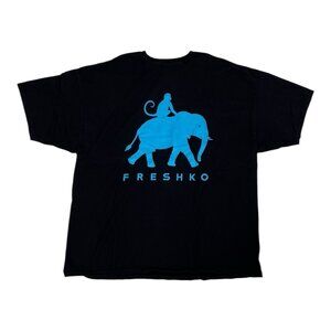 Freshko T-Shirt Size 3XL OG Logo Black Hip Hop